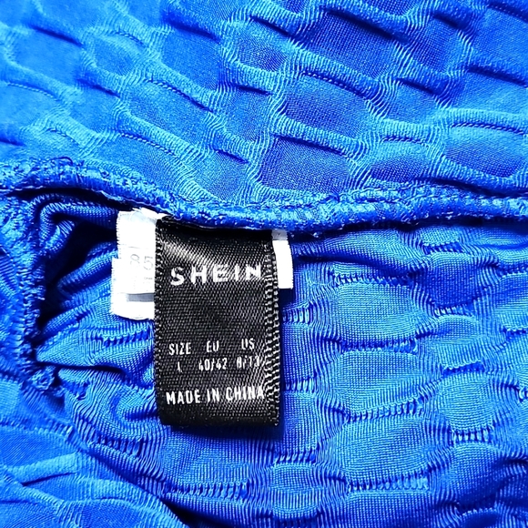 Blue scrunch butt leggings - Picture 1 of 6